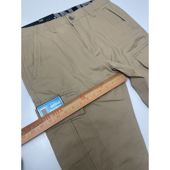 Iron Co Clothing Men's Patriot Cargo Pant Stretch Fabric, Durable, Khaki, 34x30” - Picture 13 of 13